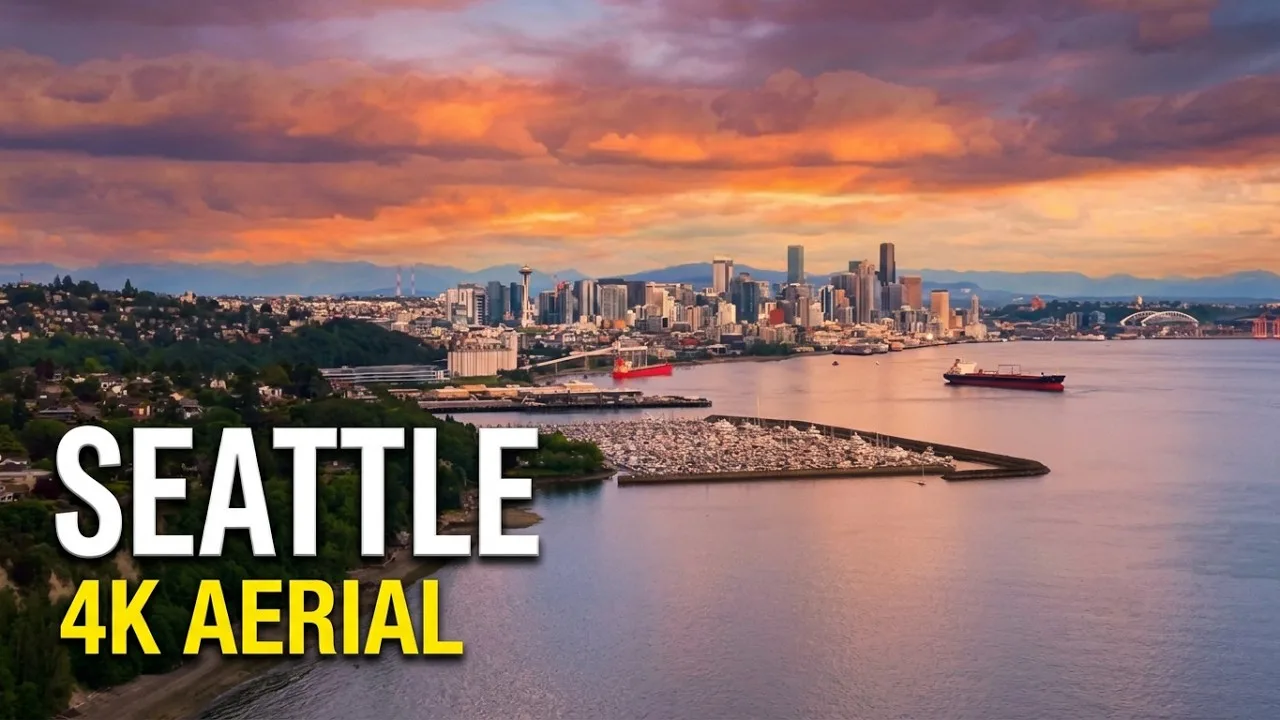 Seattle aerial | 西雅圖空拍之旅 | DJI Mini 5 Pro Cinematic video thumbnail